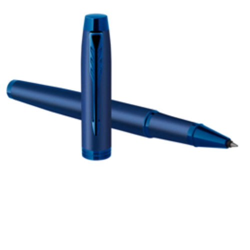 PARKER IM MONOCHROME PENNA ROLLER PUNTA FINE CORPO BLU INCHOSTRO BLU